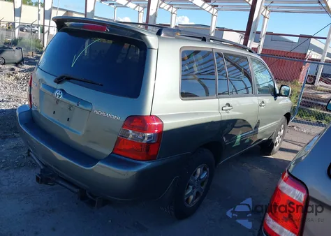 2007 Toyota Highlander V6 from USA, damaged, VIN JTEEP21A370228875